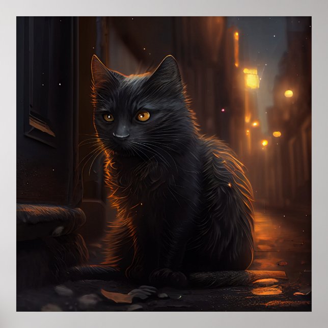 Poster Black Cat (Frente)