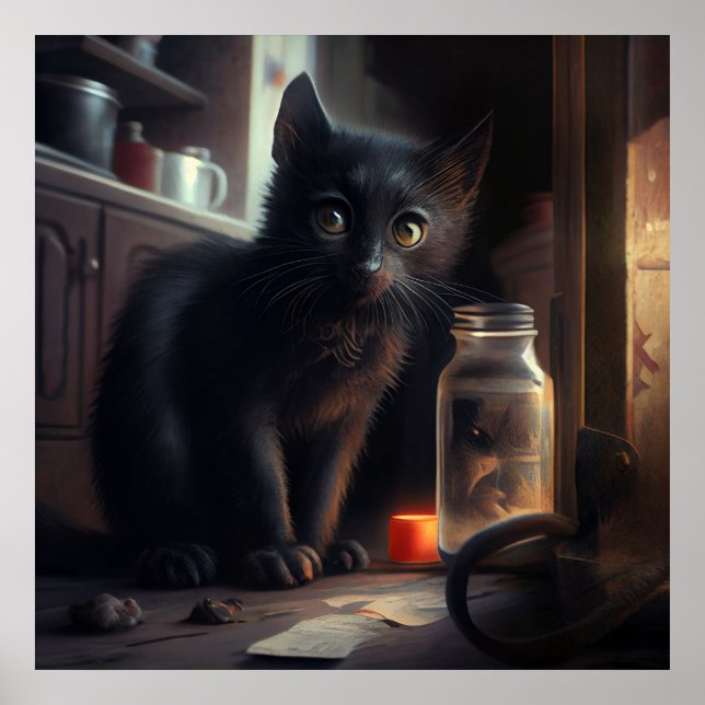 Poster Black Cat (Frente)