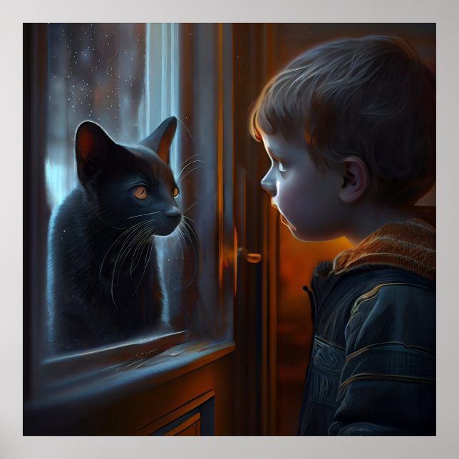 Poster Black Cat (Frente)