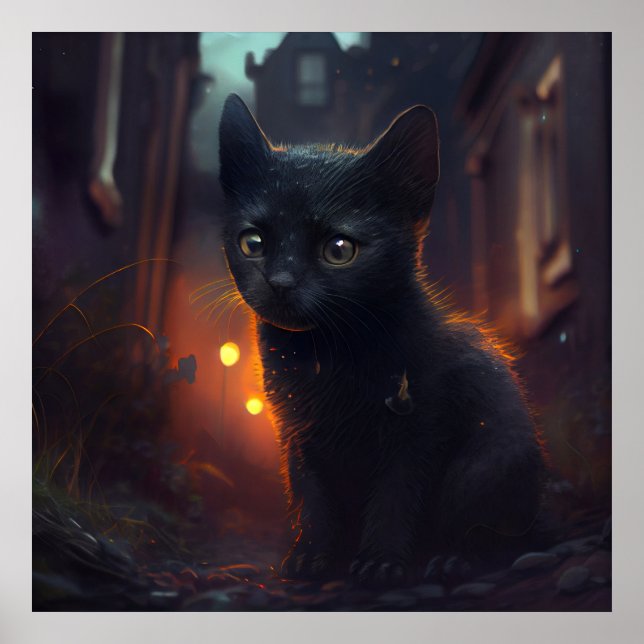 Poster Black Cat (Frente)