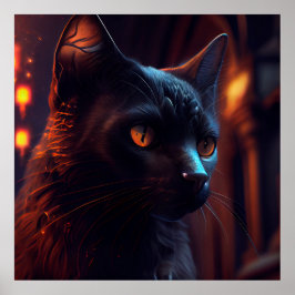 Poster Black Cat