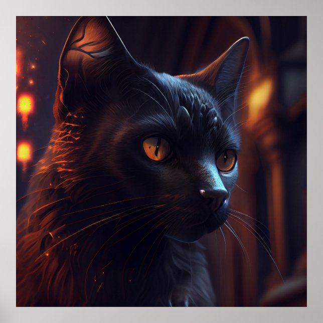 Poster Black Cat (Frente)