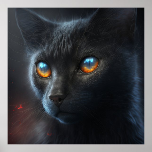 Poster Black Cat (Frente)