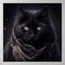 Poster Black Cat