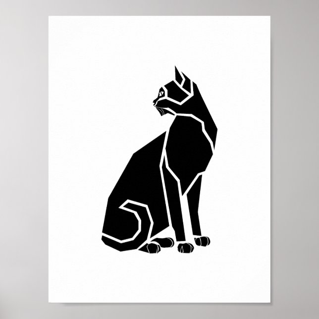 Poster Black Cat Looking Back (Frente)