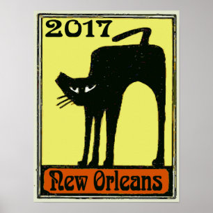 Pôster Black Cat New Orleans 2017