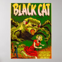 Black Cat Vintage Comic book O Querido das Históri
