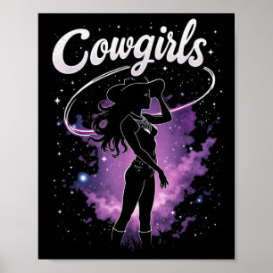 Poster Black Cowgirl Western Rodeo Melanin