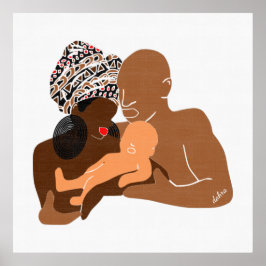 Poster Black Family Brown Love Black Love