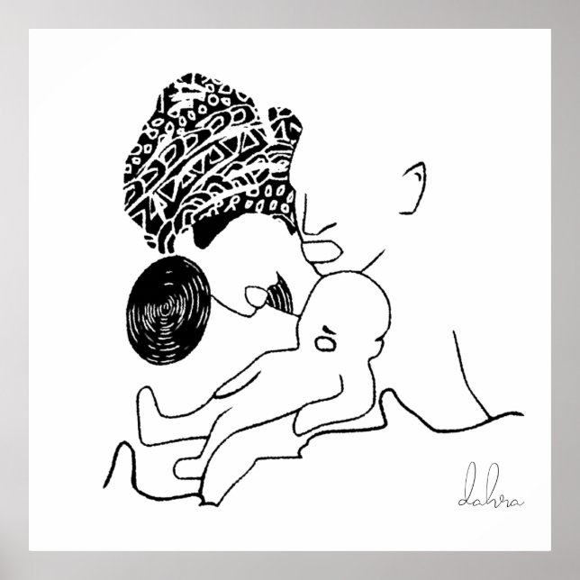 Poster Black Family Brown Love Black Love (Frente)