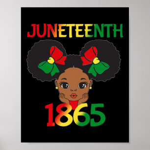 Poster Black Girl 1865 Kids Toddlers Celebrati