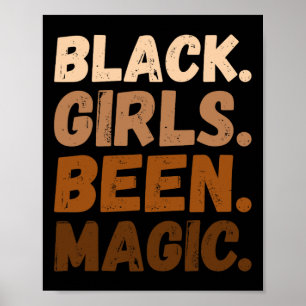 Poster Black Girls Bebeu Magic Melanin African American A