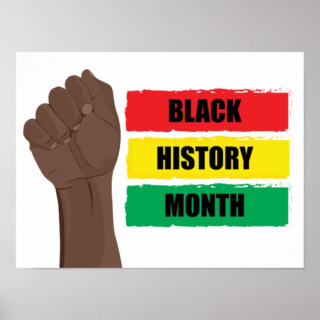 Poster Black History Month (Frente)