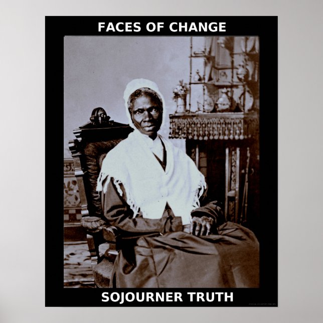 Poster Black History Month Heroes - Sojourner Truth (Frente)