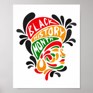 Poster Black History Queen Melanin African American Histo