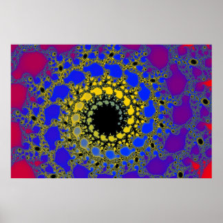 Poster black hole spiral