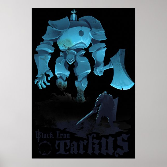 Poster Black Iron Tarkus (Frente)