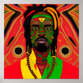 Poster Black King Melanin Man Bruh Men Son Prince