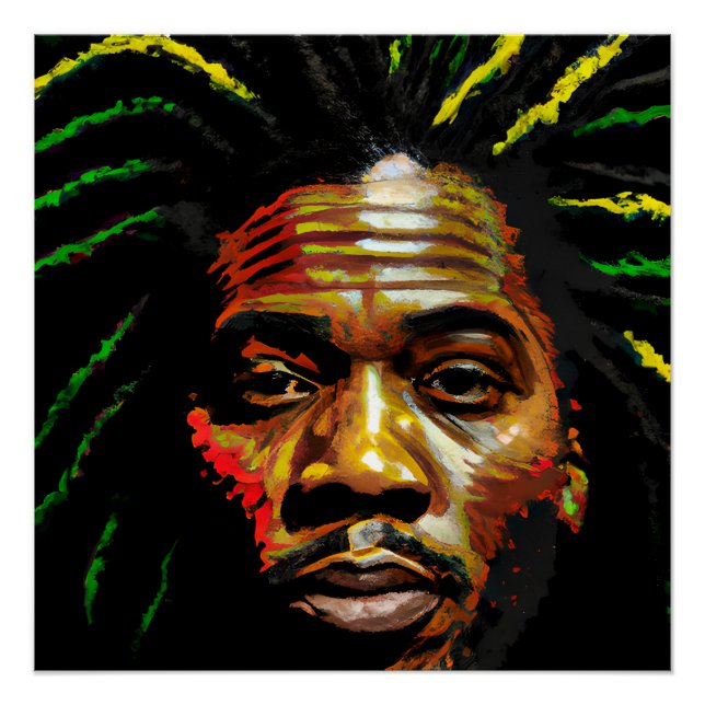 Pôster Black King Melanin Man Bruh Men Son Prince (Frente)