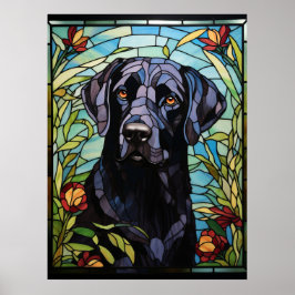 Poster Black Labrador