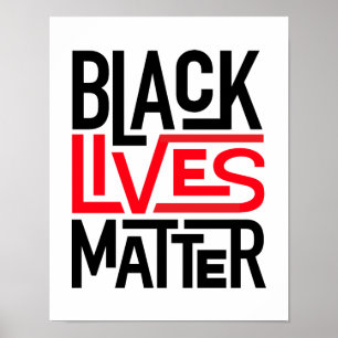 Poster Black Lives Matter Equal Rights