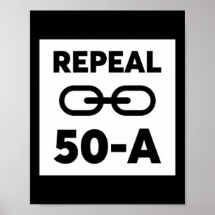 Poster Black Lives Matter Revogação 50 A