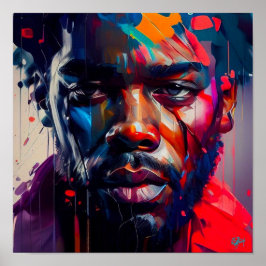 Poster Black man’s challenge