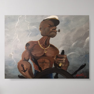 Poster "Black Popeye"