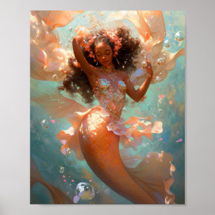 Poster Black Princess Fantasy Art