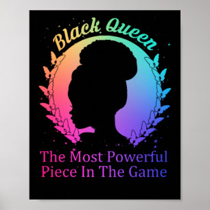 Poster Black Queen The Most Powerful Piece In The Game