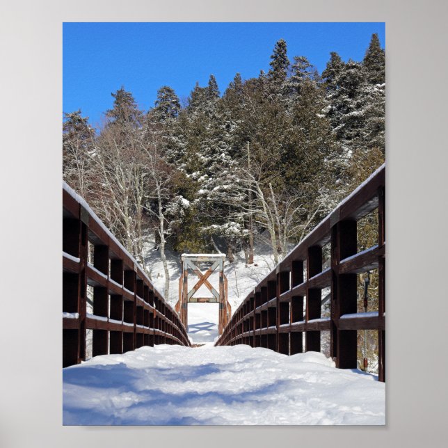 Poster Black River Harbor, Península Superior do Michigan (Frente)