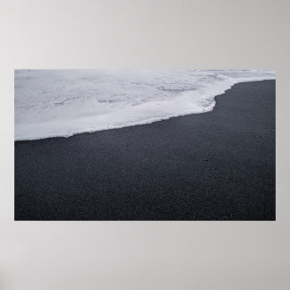 Poster Black Sand Beach