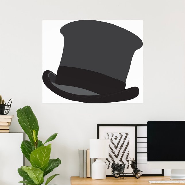 Poster Black Top Hat (Criador carregado)