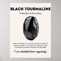 Black Tourmaline Stone Crystal Significado
