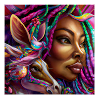 Black Unicorn Melanin Unicorns Afro Queen Crown