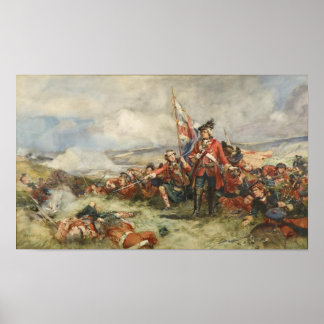 Poster Black Watch na Fontenoy