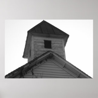 Pôster Black & White School Bell