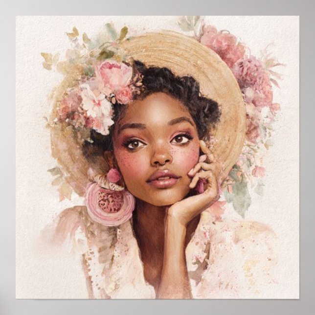Poster Black Woman Empowerment Art (Frente)