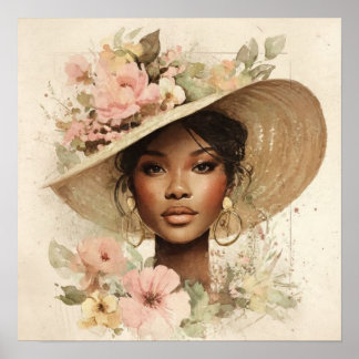 Poster Black Woman Empowerment Art
