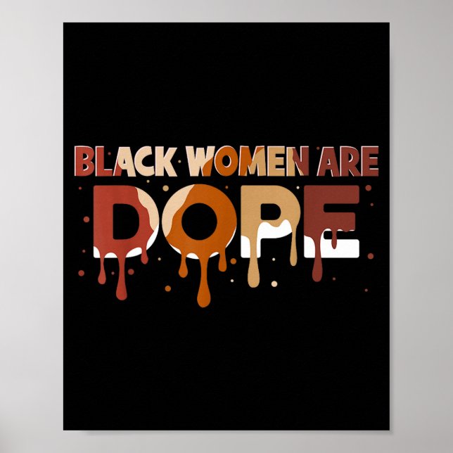 Poster Black Women Are Black History Month Proud Girl Wom (Frente)