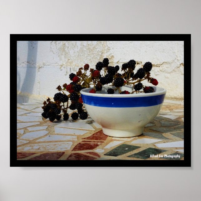 Poster Blackberry Bowl em Mosaic (Frente)