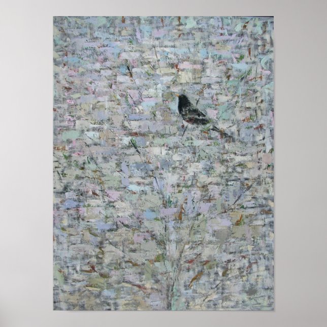 Poster Blackbird in Tree 2012 (Frente)