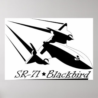 Pôster Blackbird SR-71