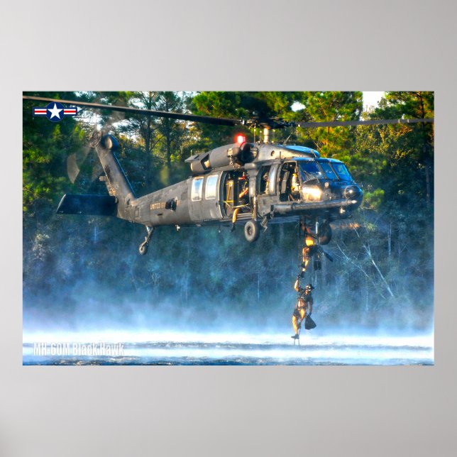 POSTER BLACKHAWK MH-60M (Frente)