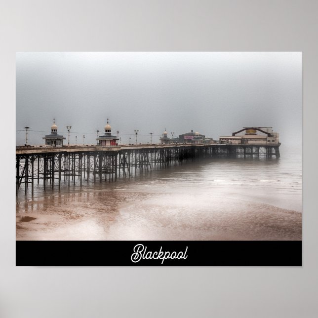 Poster Blackpool North Pier (Frente)