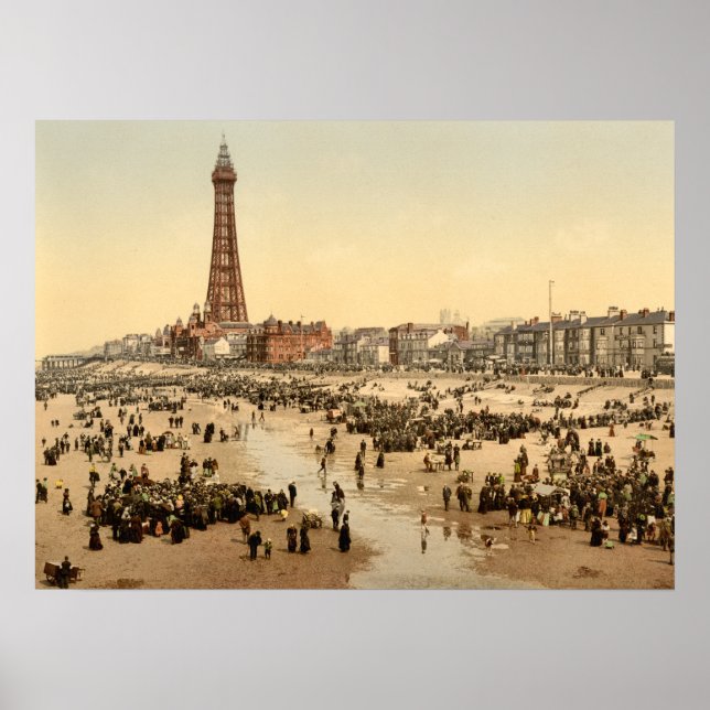 Pôster Blackpool Tower II, Lancashire, Inglaterra (Frente)