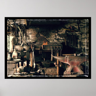 Poster Blacksmiths office