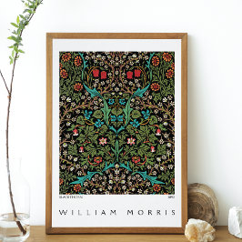 Poster Blackthorn Wildflower Meadow William Morris