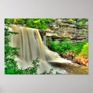 Poster Blackwater Falls, West Virginia.