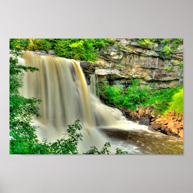 Poster Blackwater Falls, West Virginia. (Frente)
